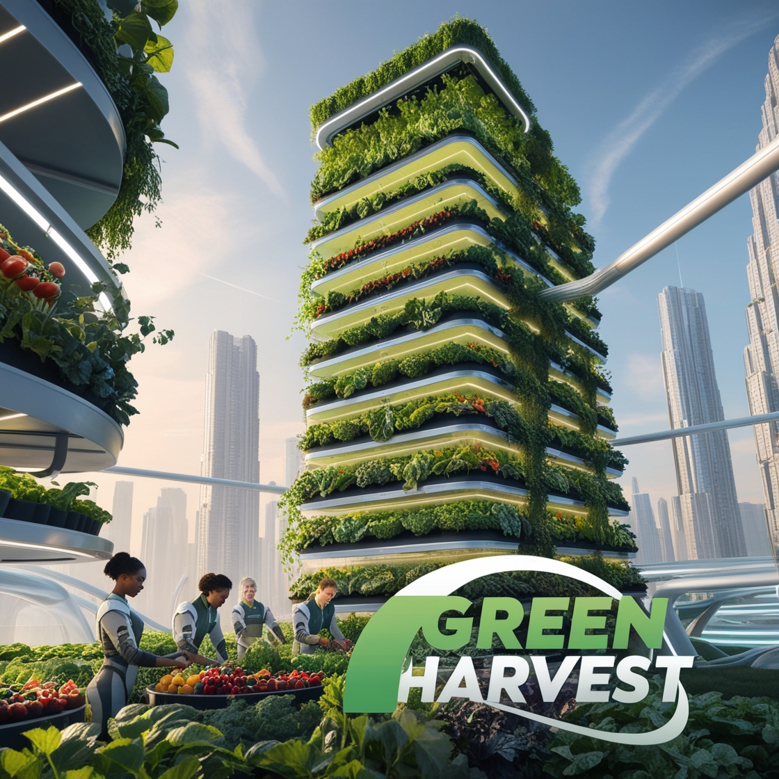 Vertical Farming: A Green Tech Solution to Urban Food Scarcity